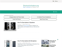 Tablet Screenshot of electronicshadow.org